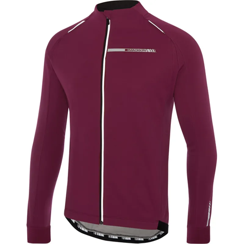 shocking orange XX-large Madison Stellar men/'s long sleeved thermal jersey